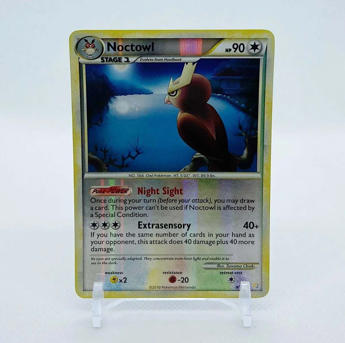 Noctuh #8 — HeartGold SoulSilver (Reverse Holo)