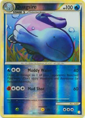 Quagsire #9 — HeartGold SoulSilver (Reverse Holo)