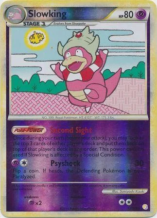 Slowking #12 — HeartGold SoulSilver (Reverse Holo)