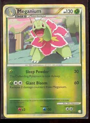 Meganium #26 — HeartGold SoulSilver (Reverse Holo)