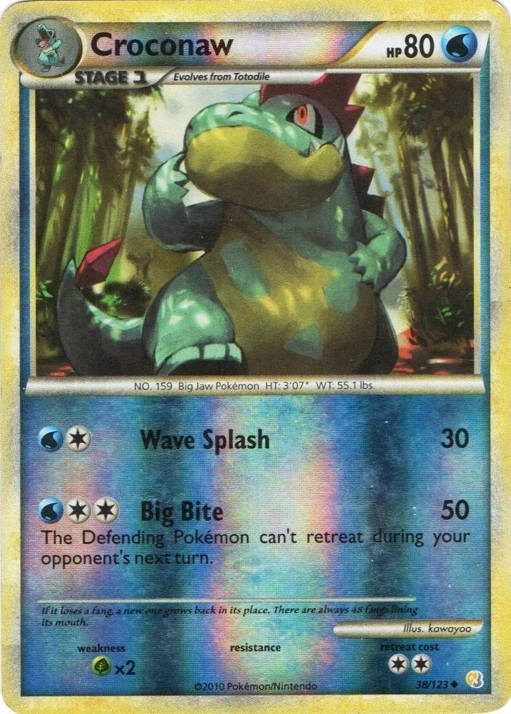 Tyracroc #38 — HeartGold SoulSilver (Reverse Holo)