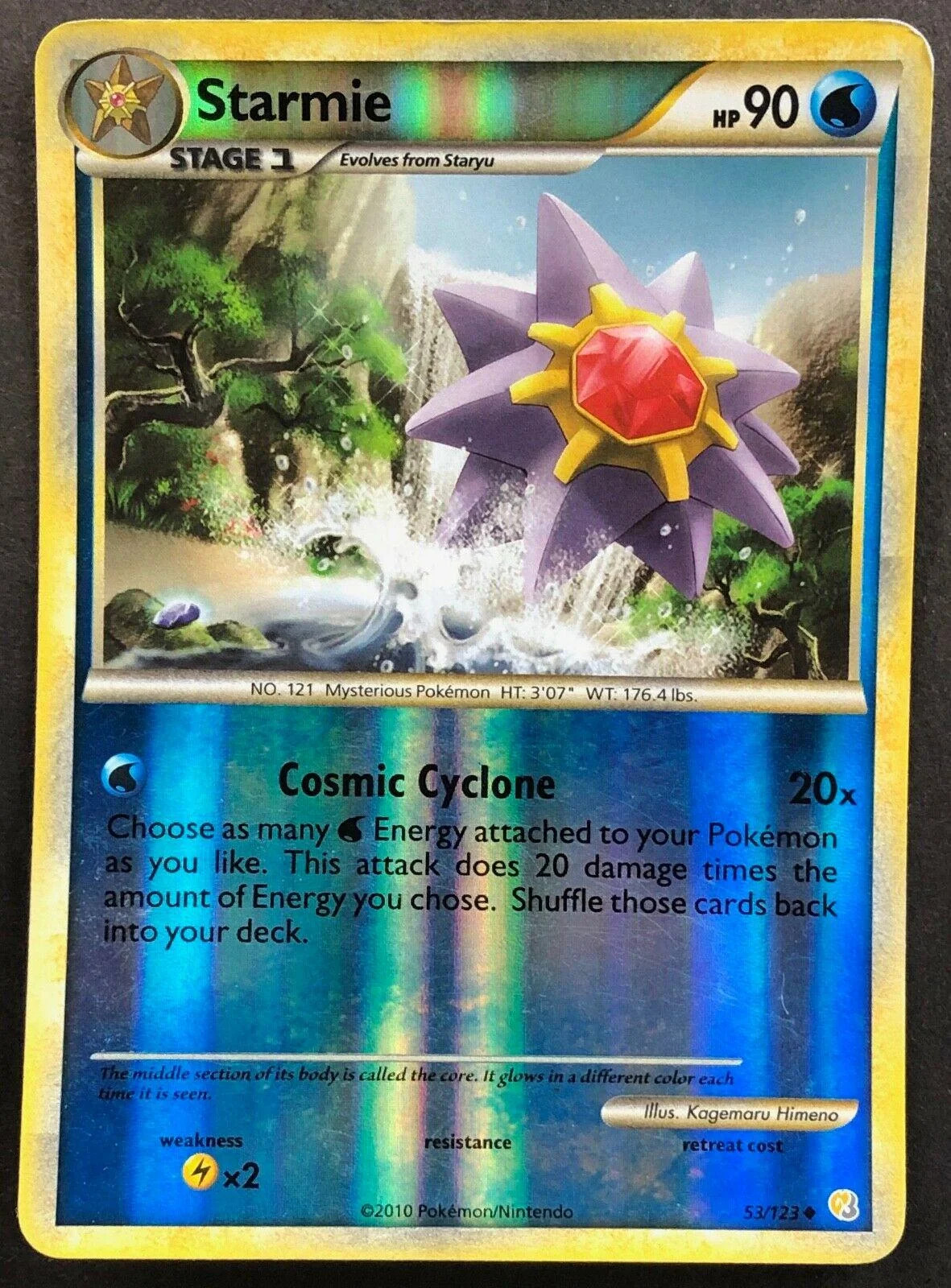 Starmie #53 — HeartGold SoulSilver (Reverse Holo)