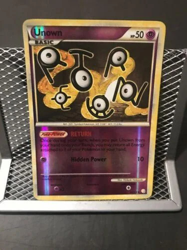 Unown #54 — HeartGold SoulSilver (Reverse Holo)