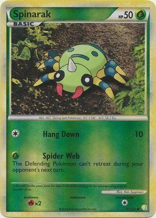 Spinarak #83 — HeartGold SoulSilver (Reverse Holo)