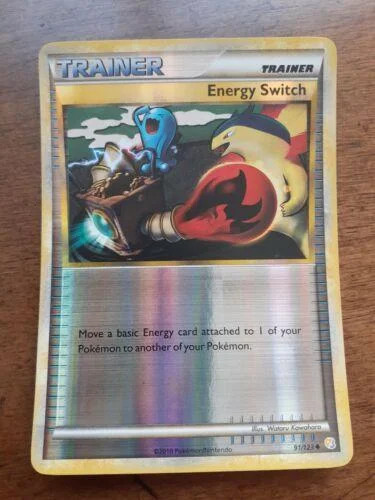 Energy Switch #91 — HeartGold SoulSilver (Reverse Holo)