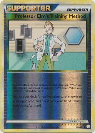 Professor Elm's Training Method #100 — HeartGold SoulSilver (Reverse Holo)
