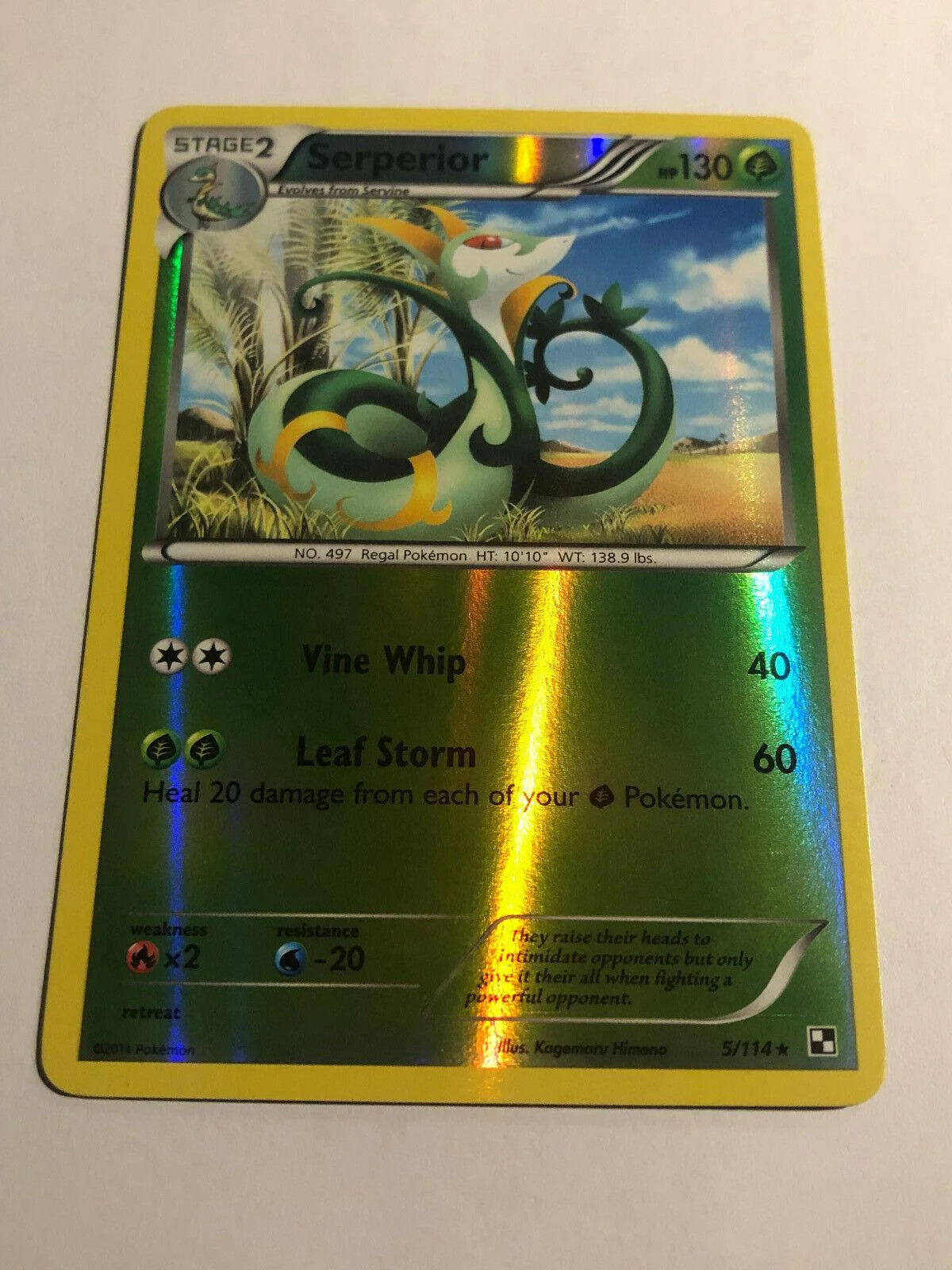 Serperior #5 — Nero e Bianco (Reverse Holo)