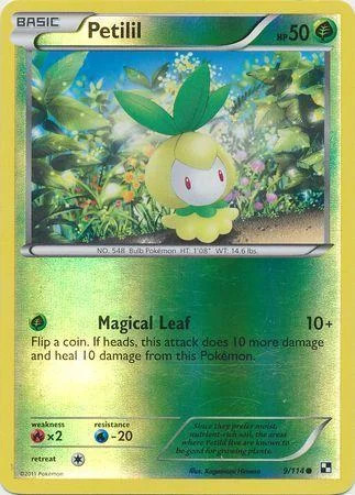 Petilil #9 — Negro y Blanco (Reverse Holo)