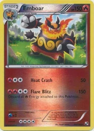 Emboar #19 — Nero e Bianco (Reverse Holo)