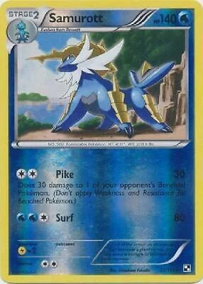 Samurott #31 — Negro y Blanco (Reverse Holo)