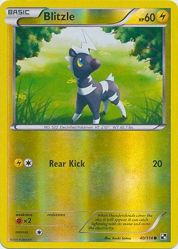 Blitzle #40 — Nero e Bianco (Reverse Holo)