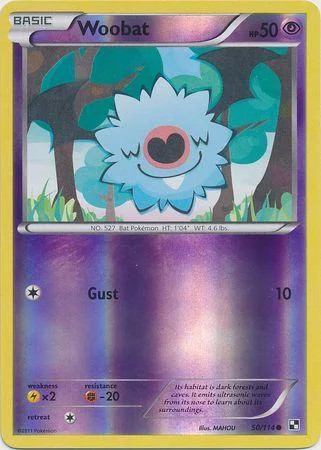 Woobat #50 — Nero e Bianco (Reverse Holo)