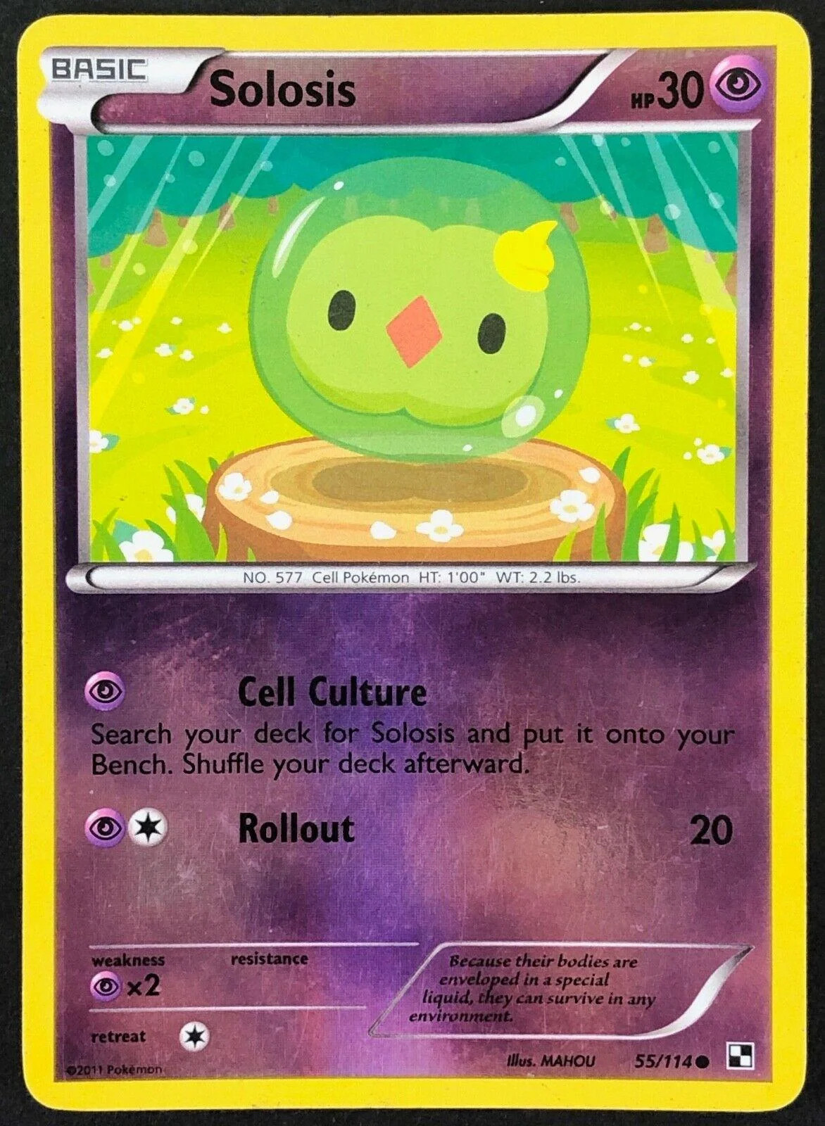 Solosis #55 — Negro y Blanco (Reverse Holo)
