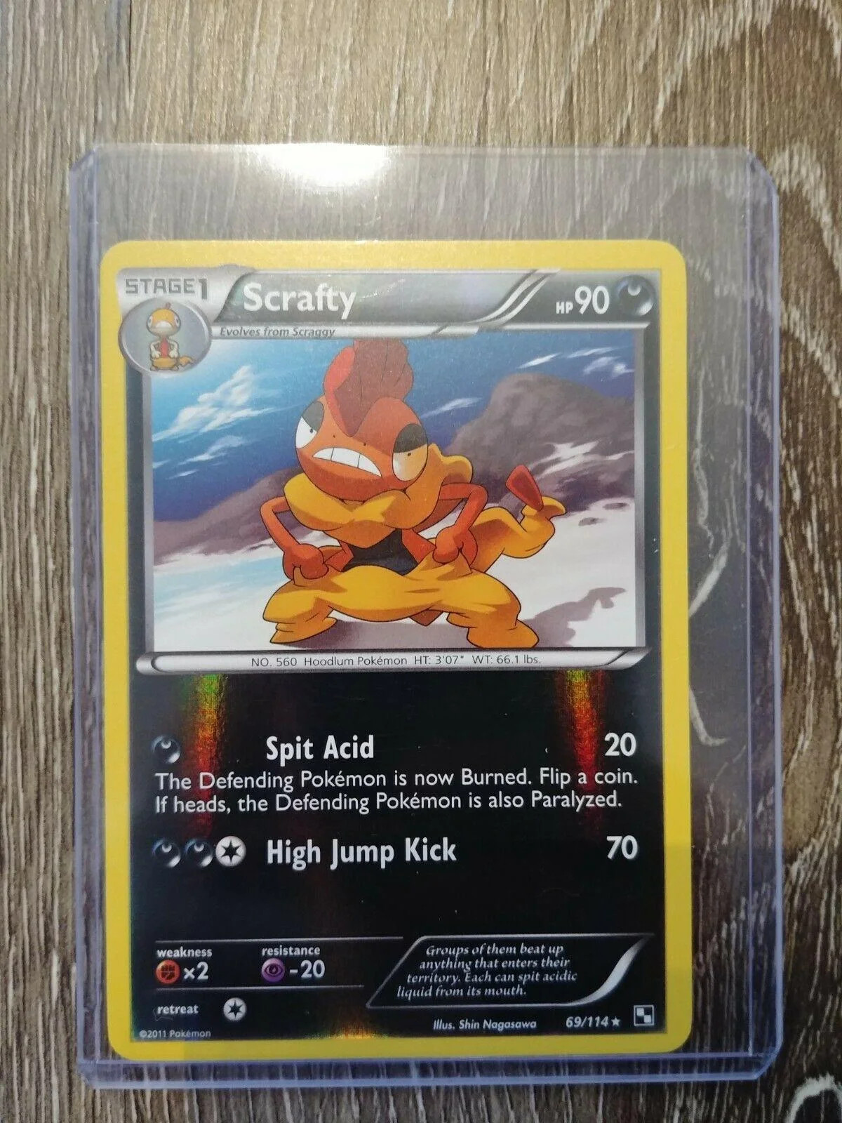Scrafty #69 — Negro y Blanco (Reverse Holo)