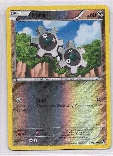 Klink #74 — Nero e Bianco (Reverse Holo)