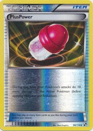 PlusPower #96 — Schwarz & Weiß (Reverse Holo)