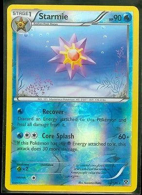 Starmie #34 — XY (Reverse Holo)