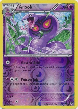 Arbok #48 — XY (Reverse Holo)