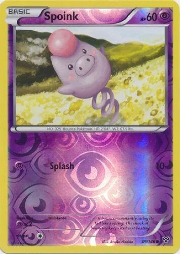 Spoink #49 — XY (Reverse Holo)