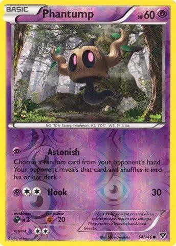 Phantump #54 — XY (Reverse Holo)
