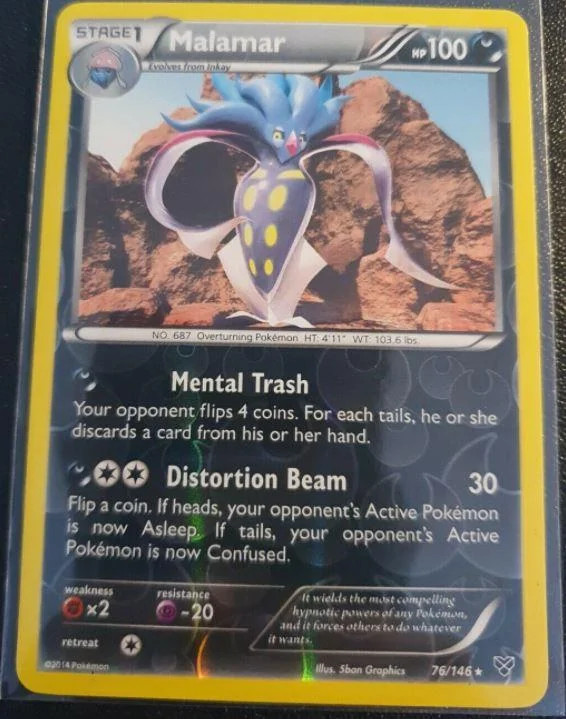 Malamar #76 — XY (Reverse Holo)