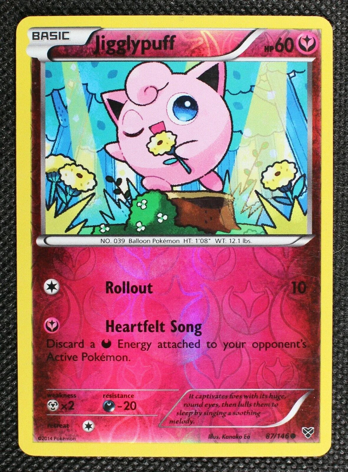Jigglypuff #87 — XY (Reverse Holo)
