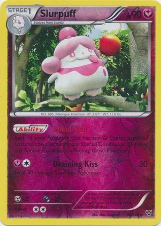 Slurpuff #95 — XY (Reverse Holo)