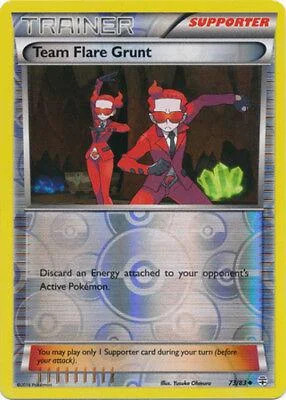 Recluta del Team Flare #129 — XY (Reverse Holo)