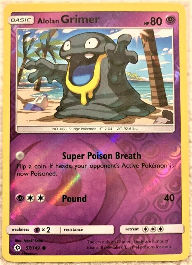 Grimer de Alola #57 — Sol y Luna (Reverse Holo)