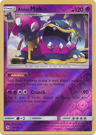 Grotadmorv d’Alola #58 — Soleil et Lune (Reverse Holo)