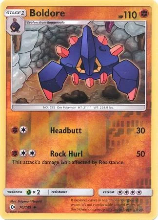 Boldore #70 — Sol e Lua (Reverse Holo)