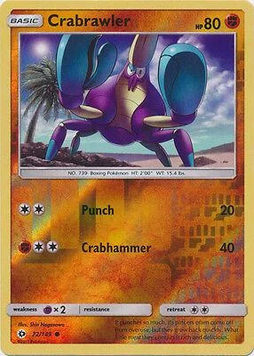 Crabrawler #72 — Sun & Moon (Reverse Holo)