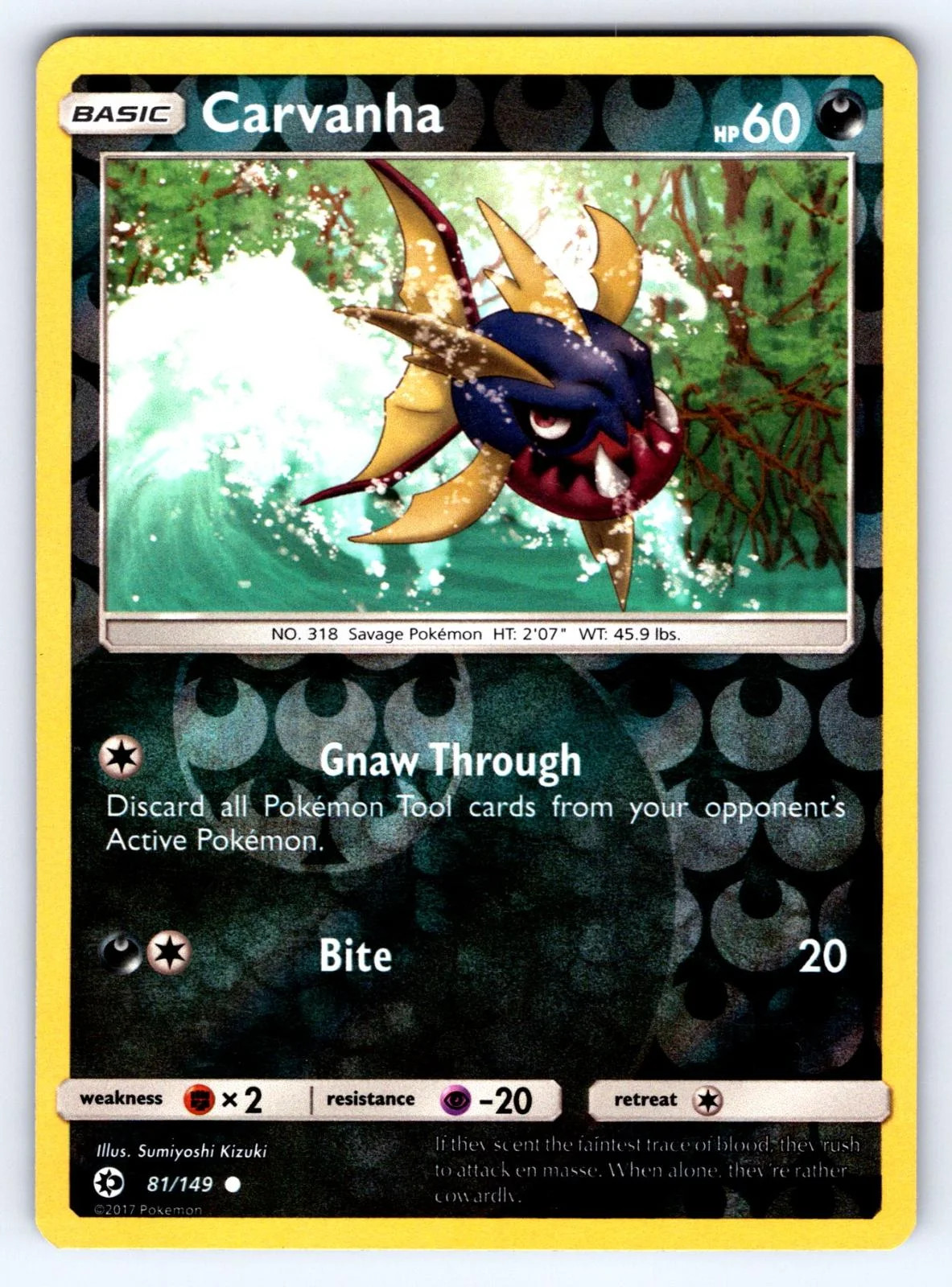 Carvanha #81 — Sol y Luna (Reverse Holo)