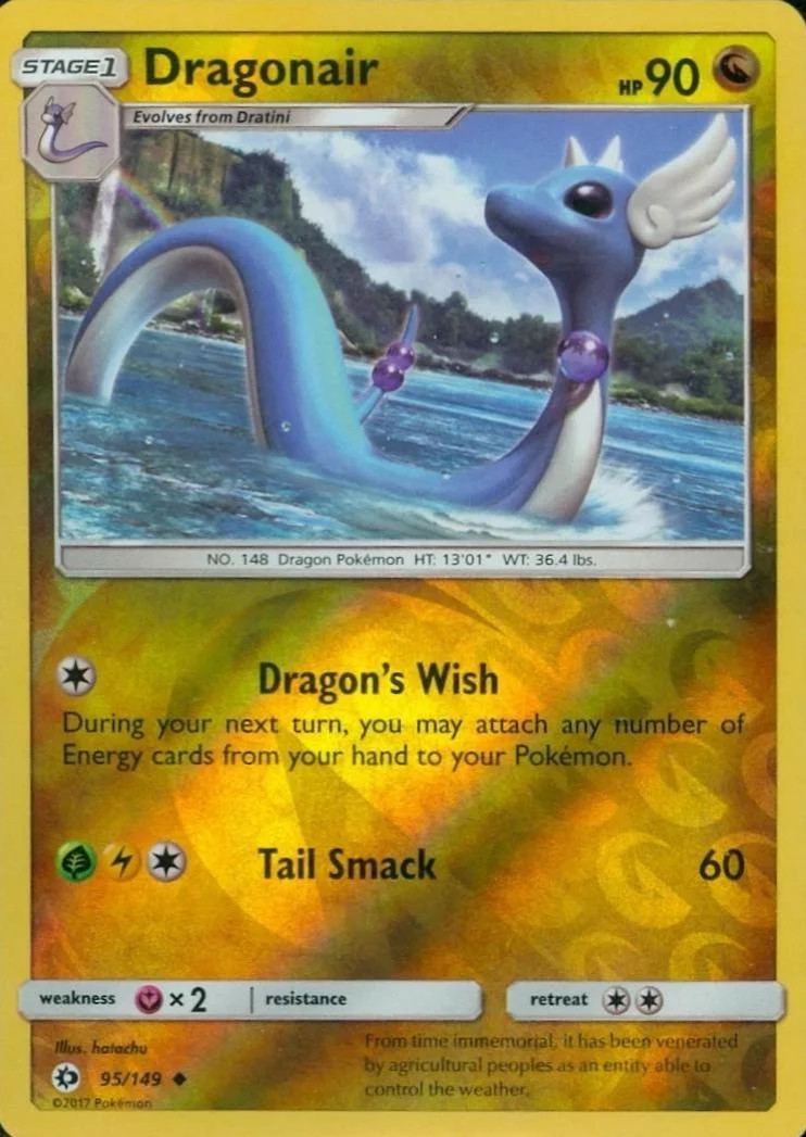 Dragonair #95 — Sole e Luna (Reverse Holo)