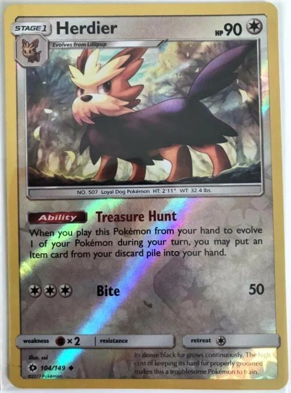 Herdier #104 — Sol e Lua (Reverse Holo)