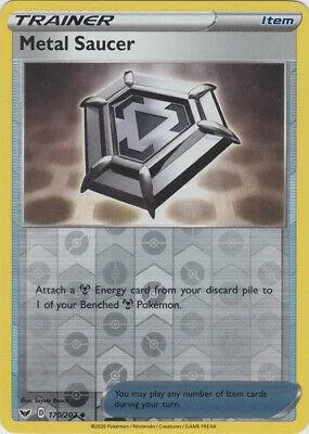 Piatto di Metallo #170 — Spada e Scudo (Reverse Holo)