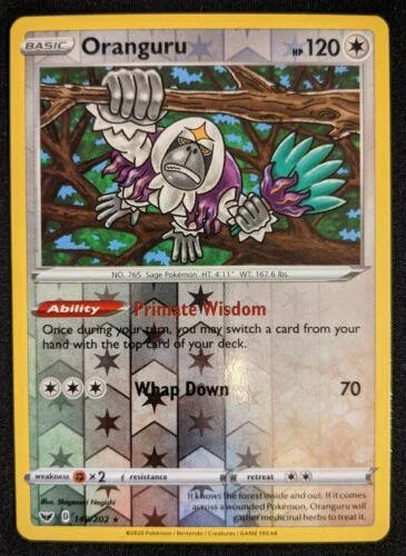 Oranguru #148 — Espada e Escudo (Reverse Holo)