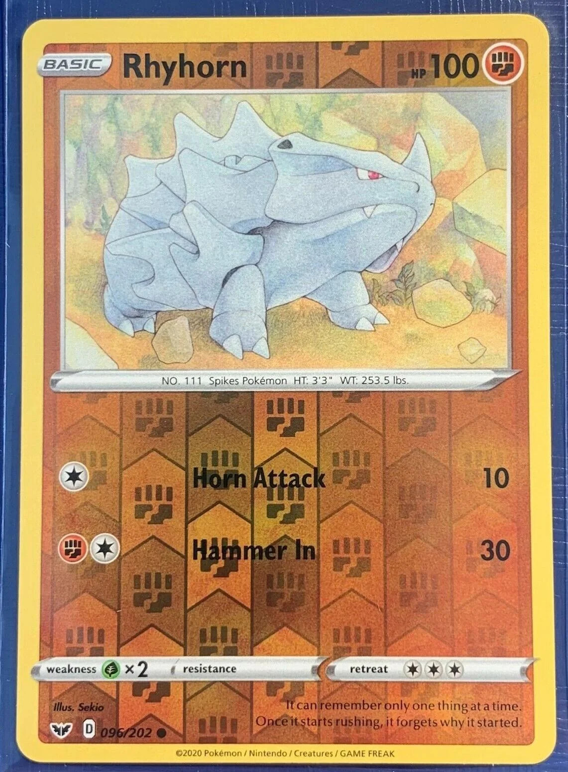 Rihorn #96 — Schwert & Schild (Reverse Holo)