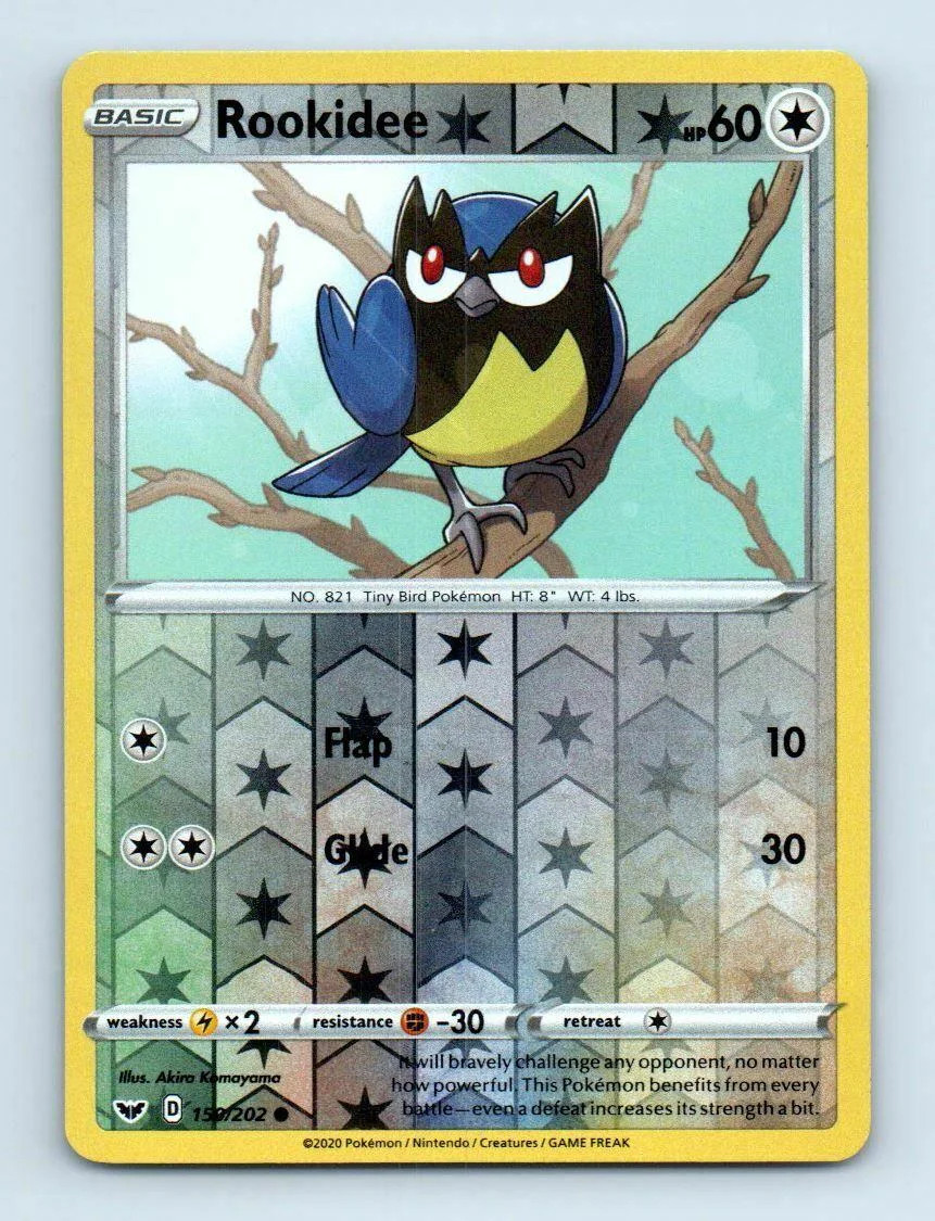 Rookidee #150 — Espada y Escudo (Reverse Holo)