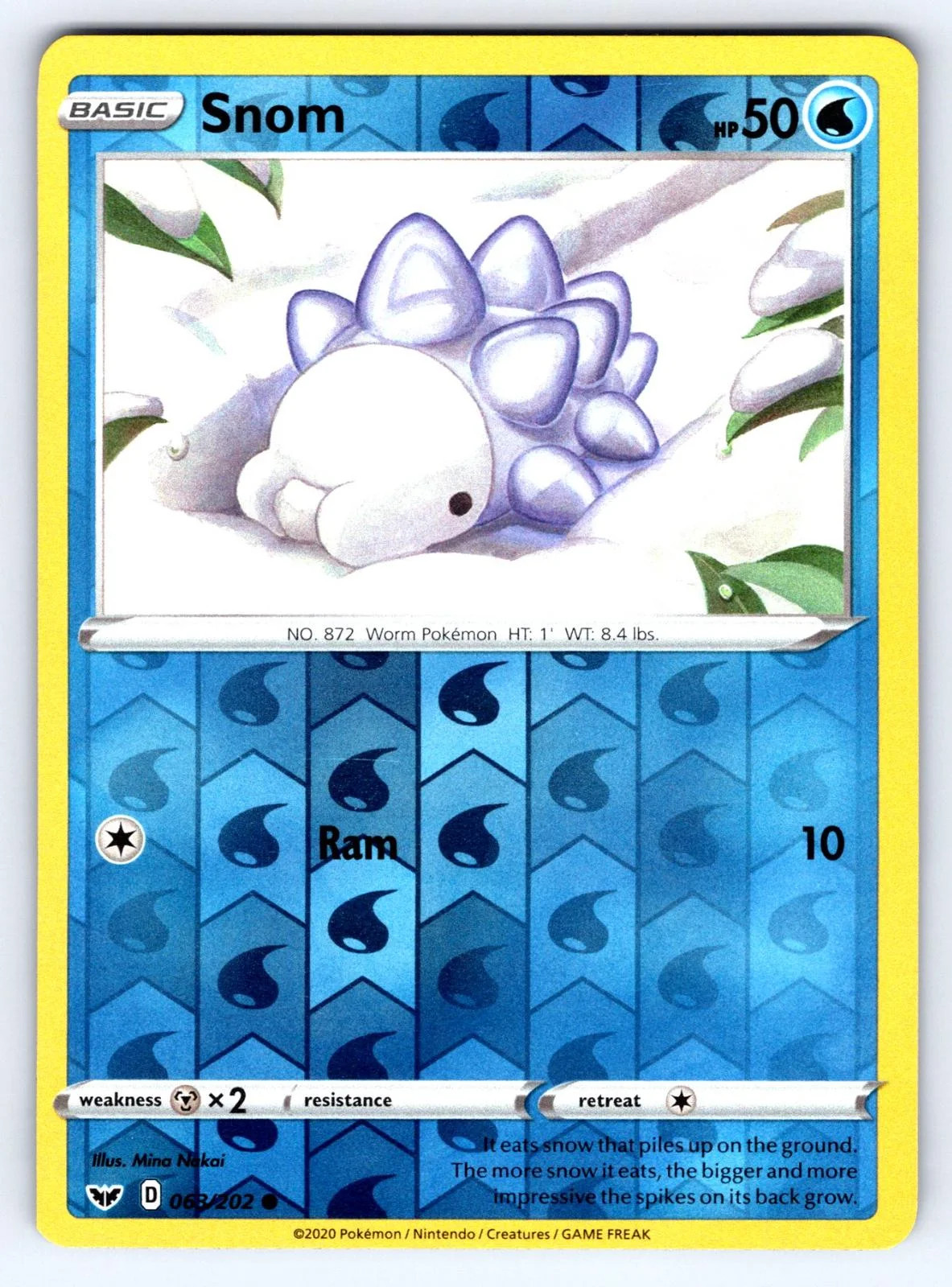 Snom #63 — Espada e Escudo (Reverse Holo)