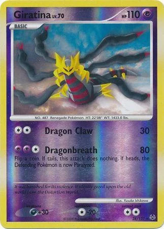Giratina Lv.70 #28 — Platino (Reverse Holo)