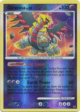 Giratina Lv.55 #9 — Platinum (Reverse Holo)