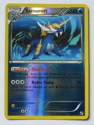Samurott #32 — Nero e Bianco (Reverse Holo)
