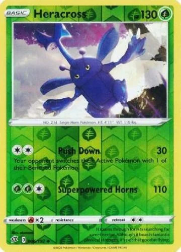 Heracross #6 — Fragore Ribelle (Reverse Holo)