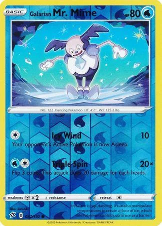 Mr. Mime de Galar #37 — Choque Rebelde (Reverse Holo)