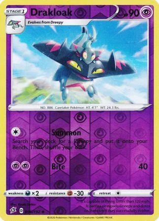 Drakloak #90 — Choque Rebelde (Reverse Holo)