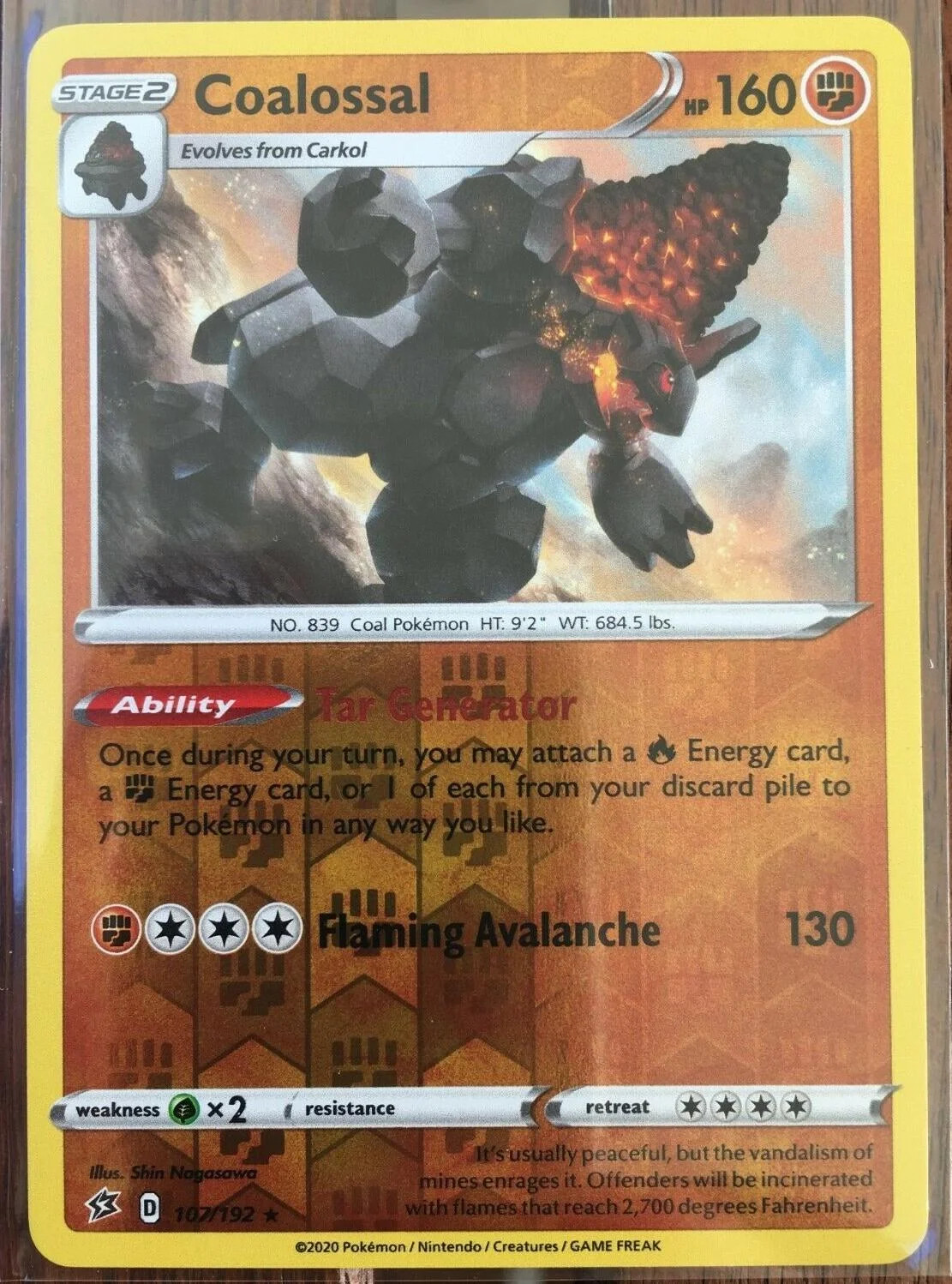 Coalossal #107 — Rixa Rebelde (Reverse Holo)