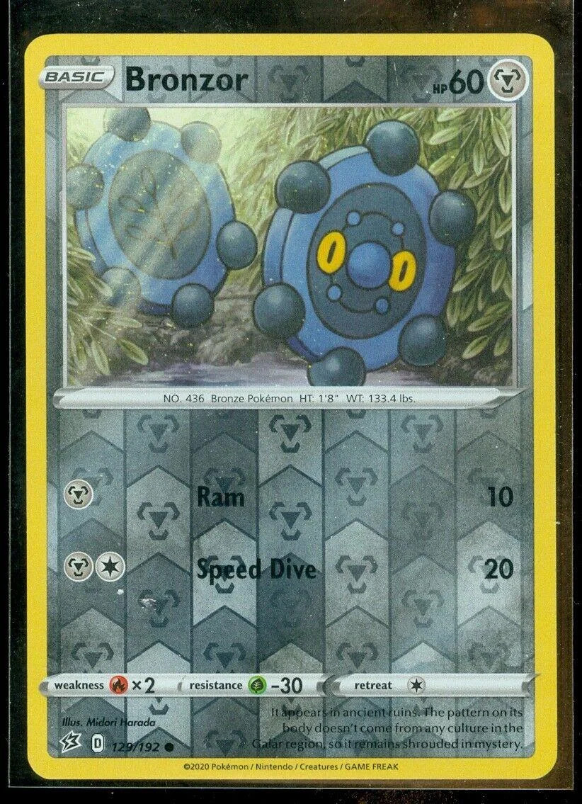 Bronzor #129 — Fragore Ribelle (Reverse Holo)