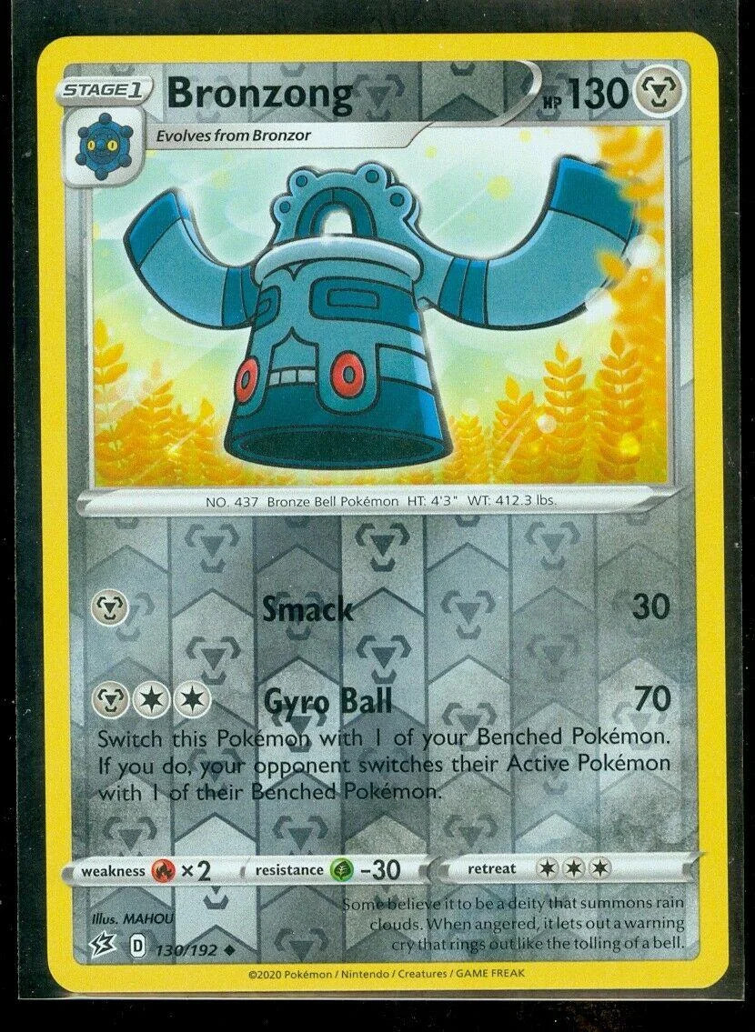 Bronzong #130 — Rixa Rebelde (Reverse Holo)
