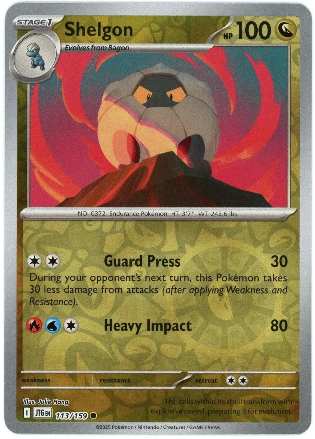 Shelgon #113 — Juntos de Aventuras (Reverse Holo)